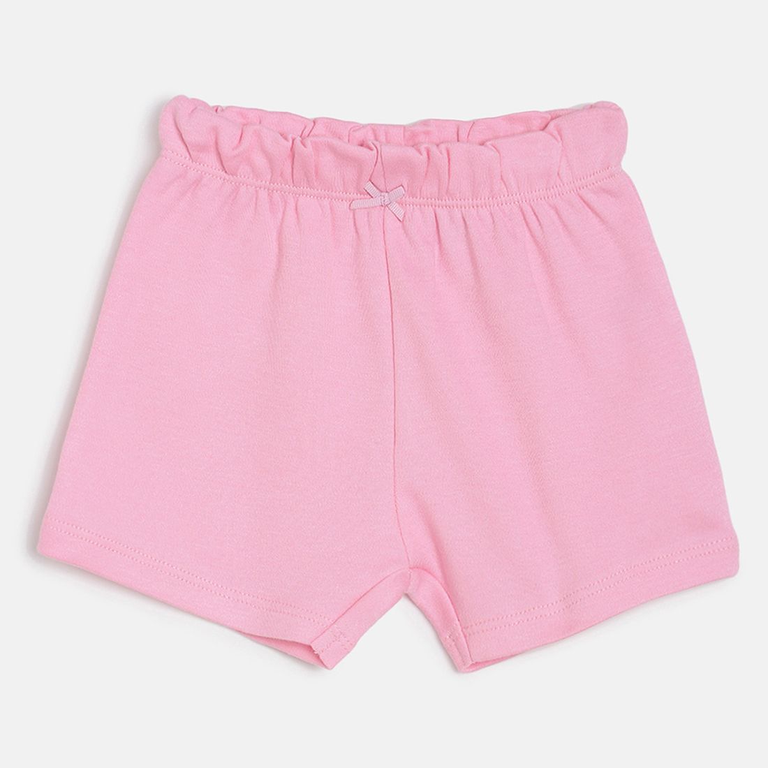 Baby Girls White & Pink Cotton Printed Shorts Pack of 3 Regular Fit Casual Shorts