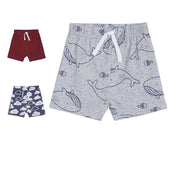 Pack of 3 shorts - greyish blue for 0-3 Months