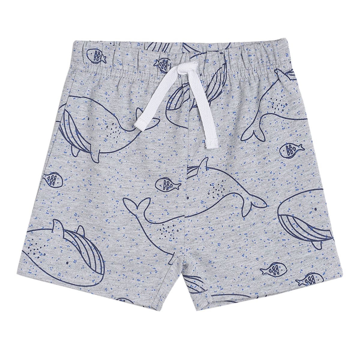 Pack of 3 shorts - greyish blue for 0-3 Months