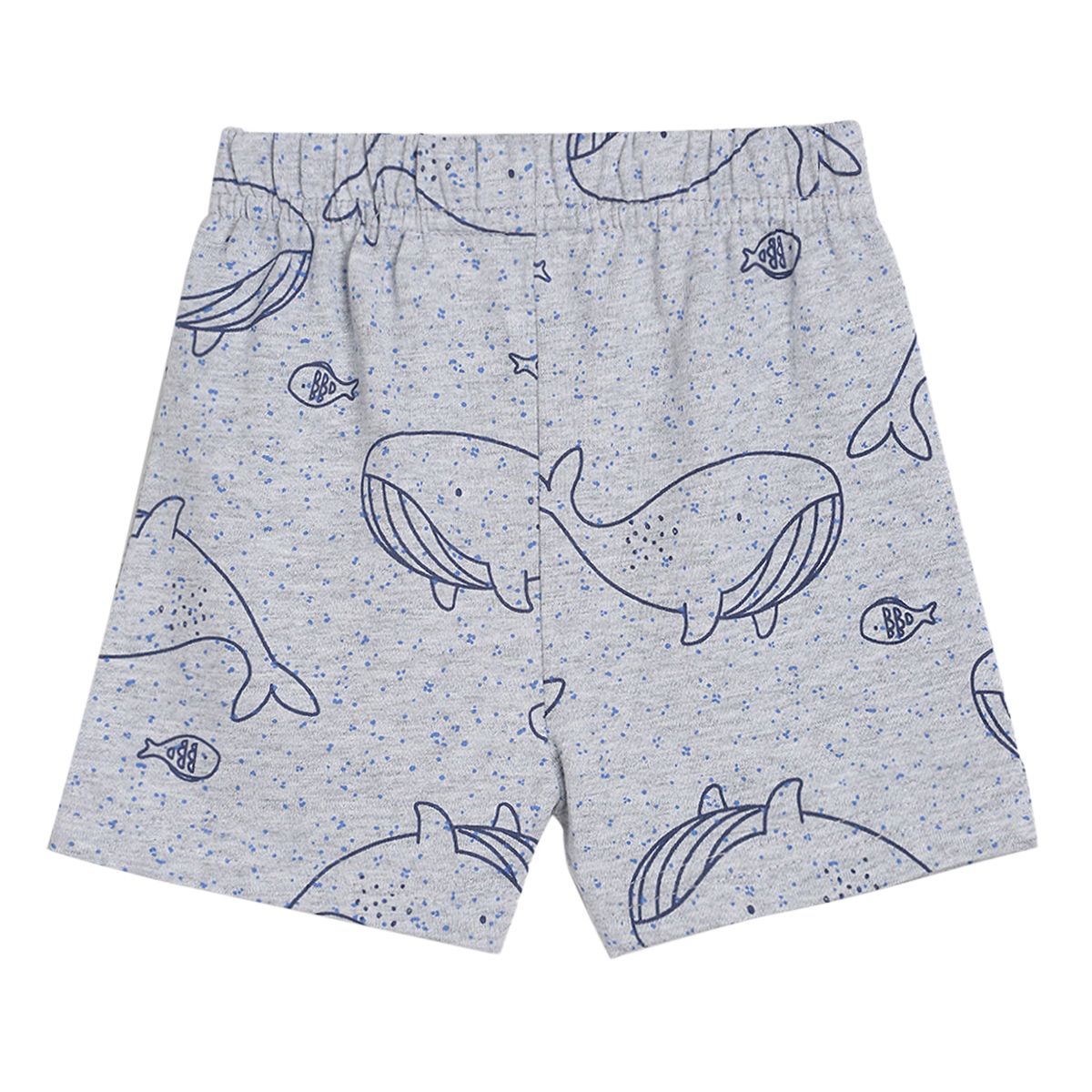 Pack of 3 shorts - greyish blue for 0-3 Months