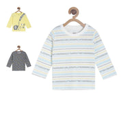 Pack of 3 knit tee - white for 0-3 Months