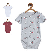 Pack of 3 bodysuit - light blue for New Born
