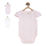 Pack of 3 bodysuit - light baby pink for New Born