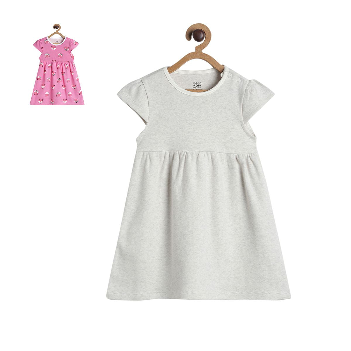 Pack of 2 dress - pink for 0-3 Months