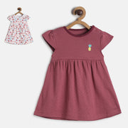 Pack of 2 dress - red for 0-3 Months