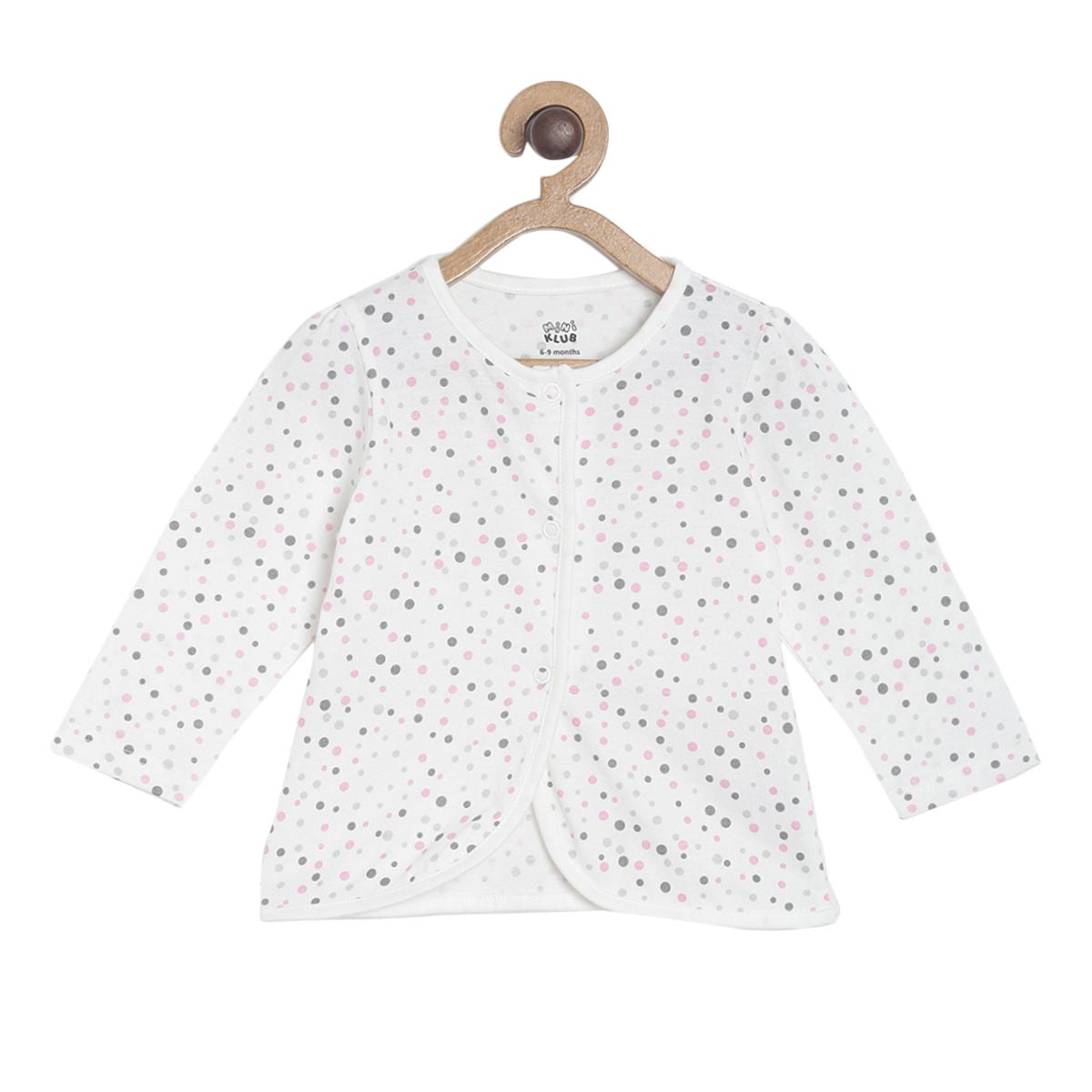 Pack of 3 front open vest - white for New Born