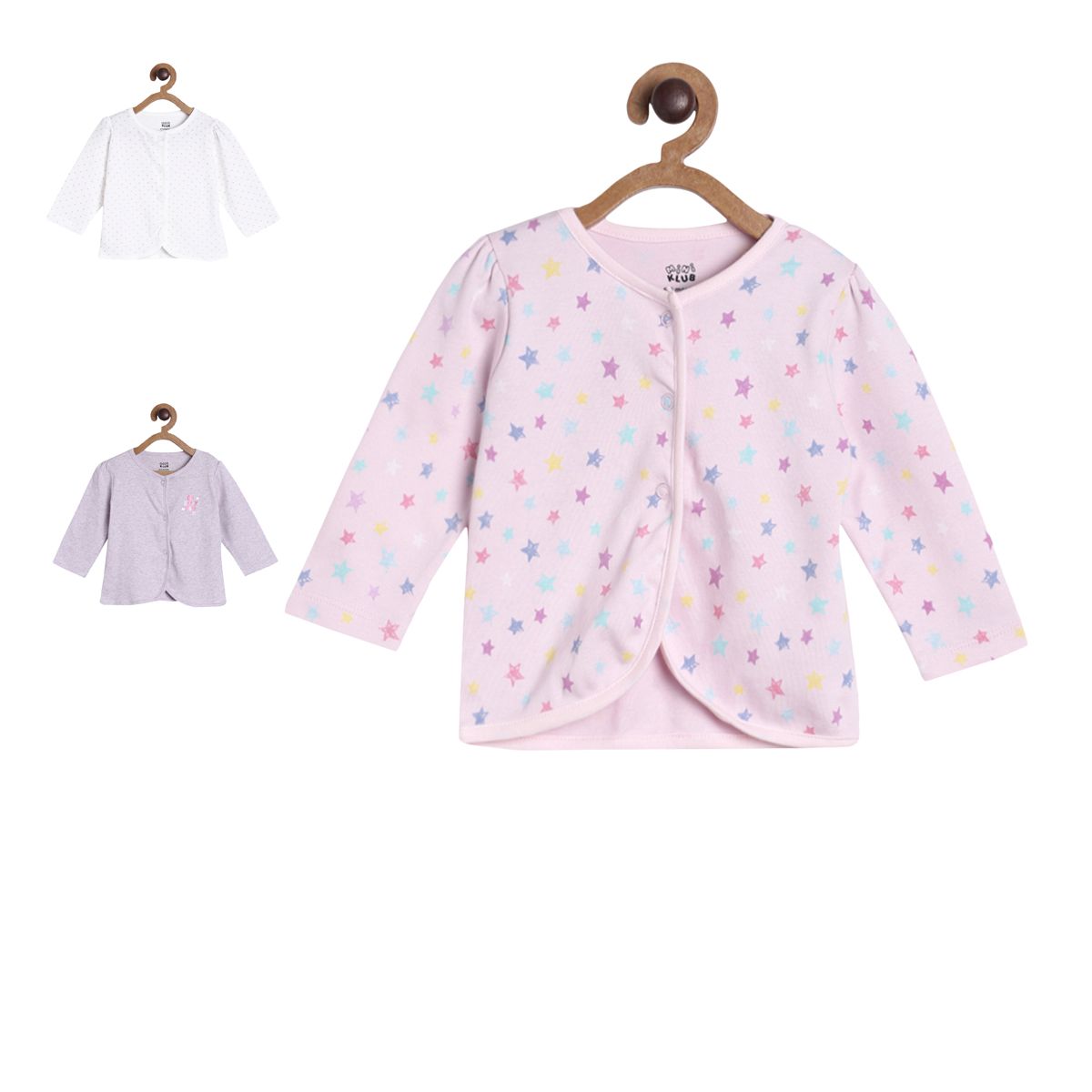 Girls Multi Front Open Vest