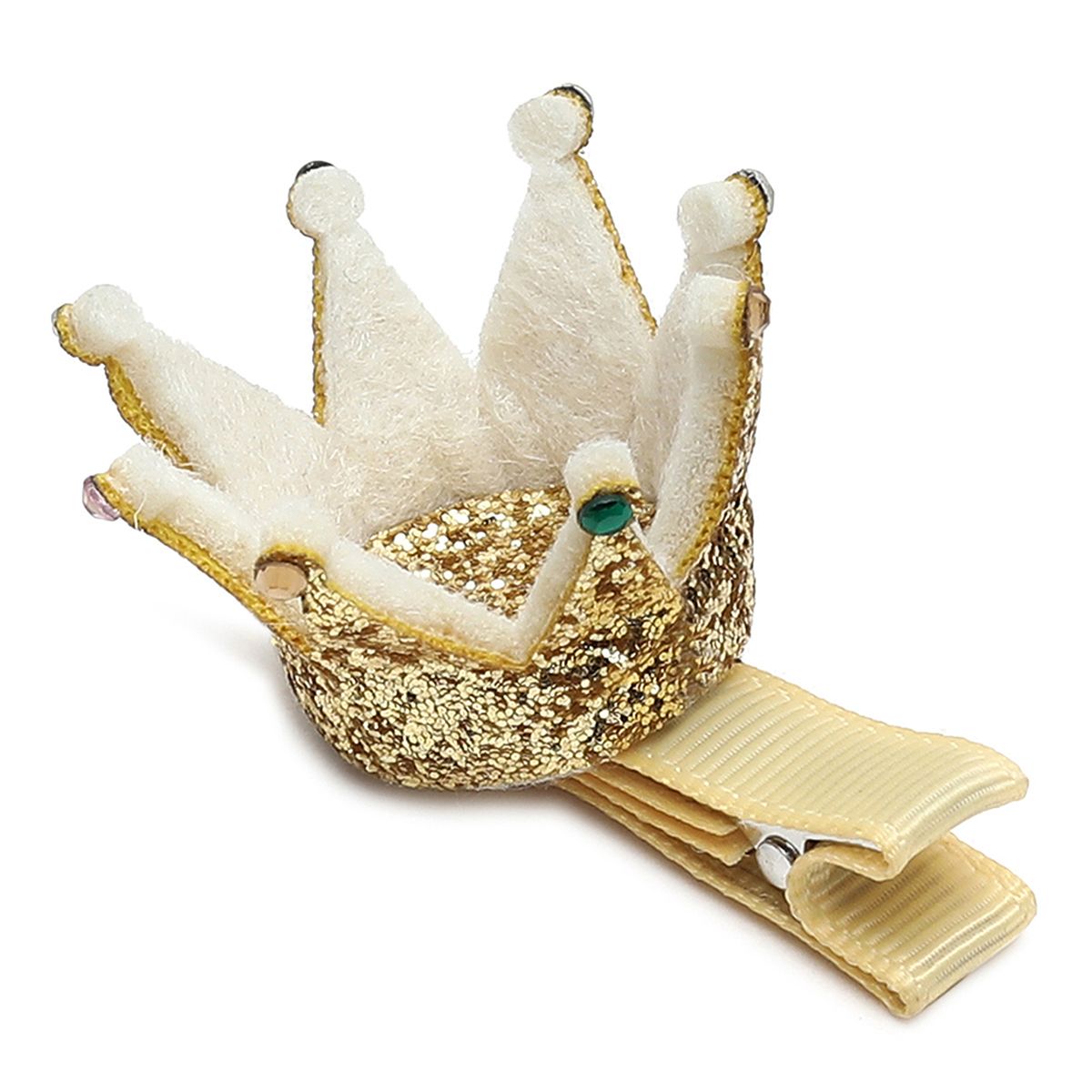 Baby Girls Gold Crown Hair Clip Fashion Hair Accessory