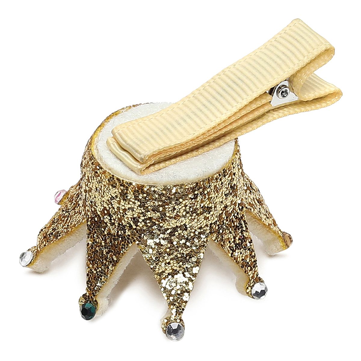 Baby Girls Gold Crown Hair Clip Fashion Hair Accessory