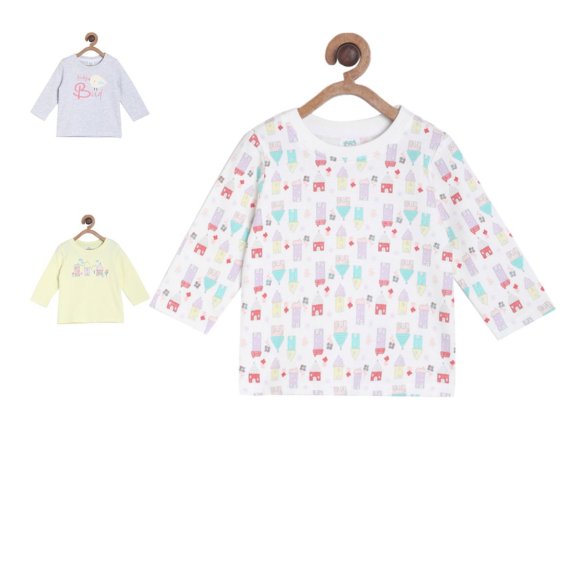 Pack of 3 knit top - white for 0-3 Months