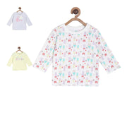 Pack of 3 knit top - white for 0-3 Months