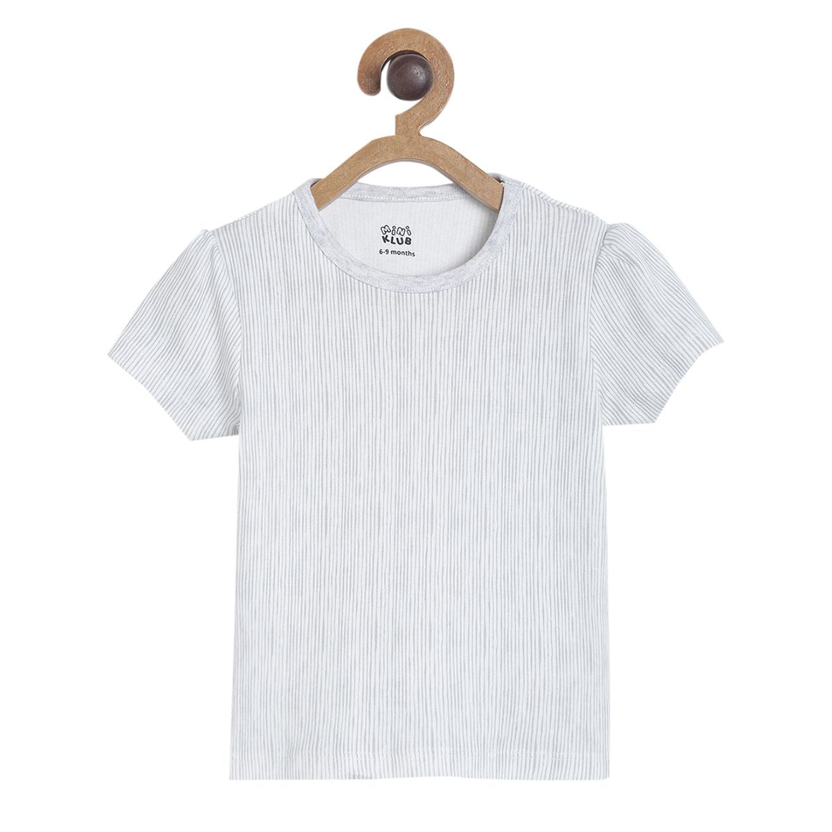 Pack of 3 knit top - light grey for 0-3 Months