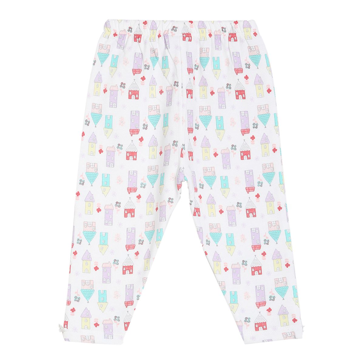 Pack of 3 legging - white for 0-3 Months