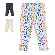 Pack of 3 legging - gainsboro & blue for 0-3 Months