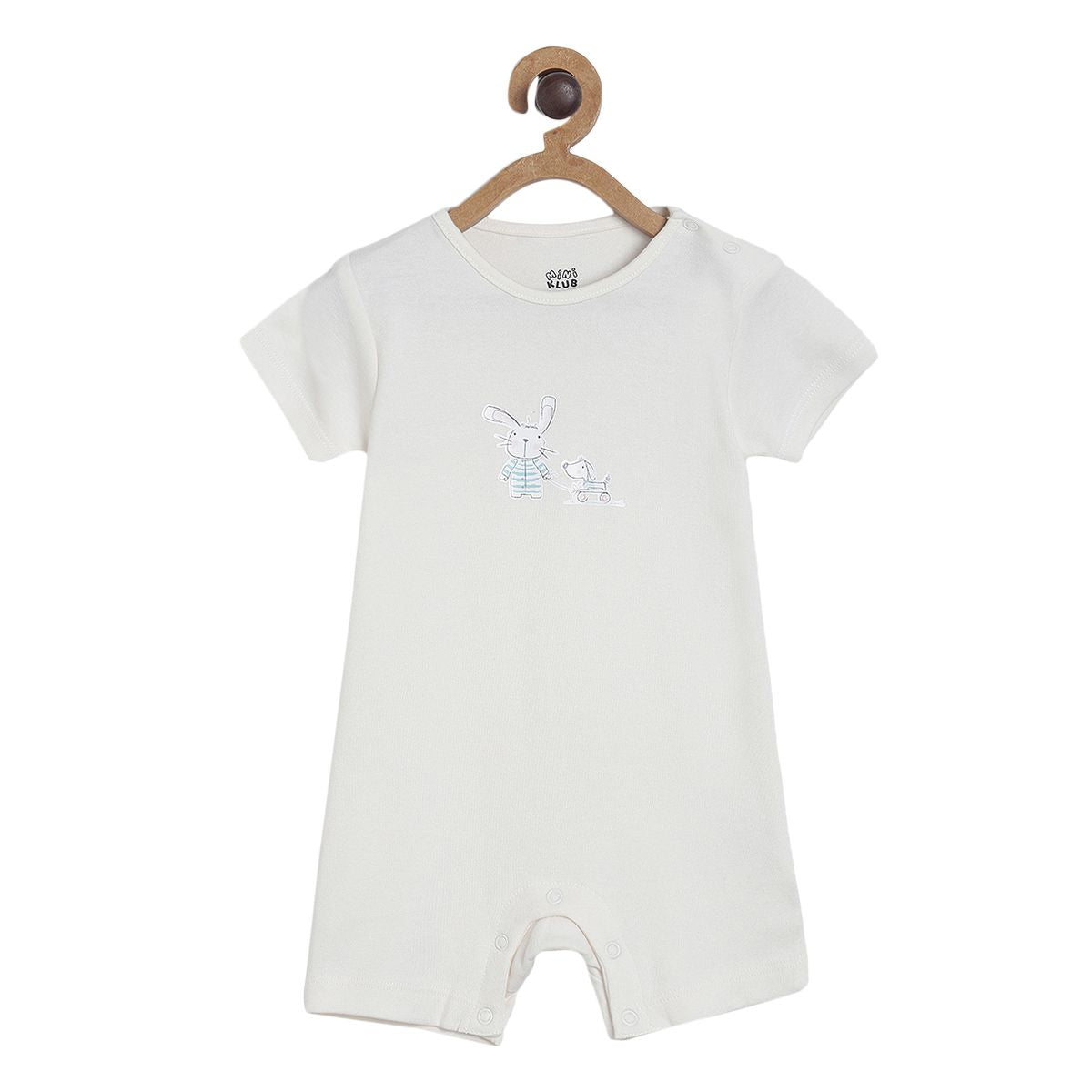 Pack of 2 romper - light grey for New Born