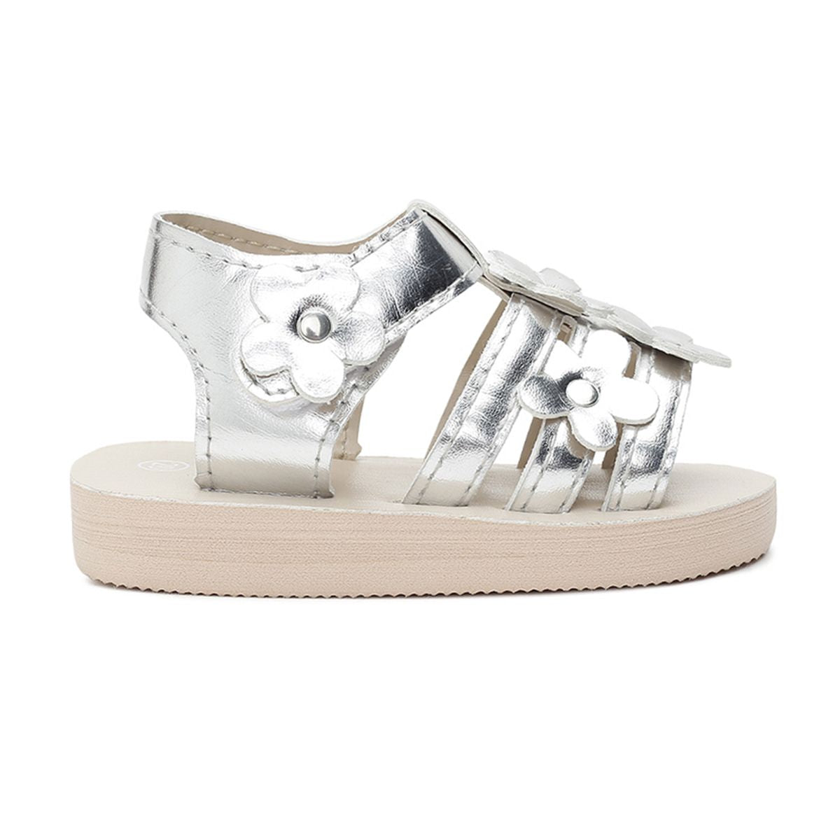 Girls Silver Sandals