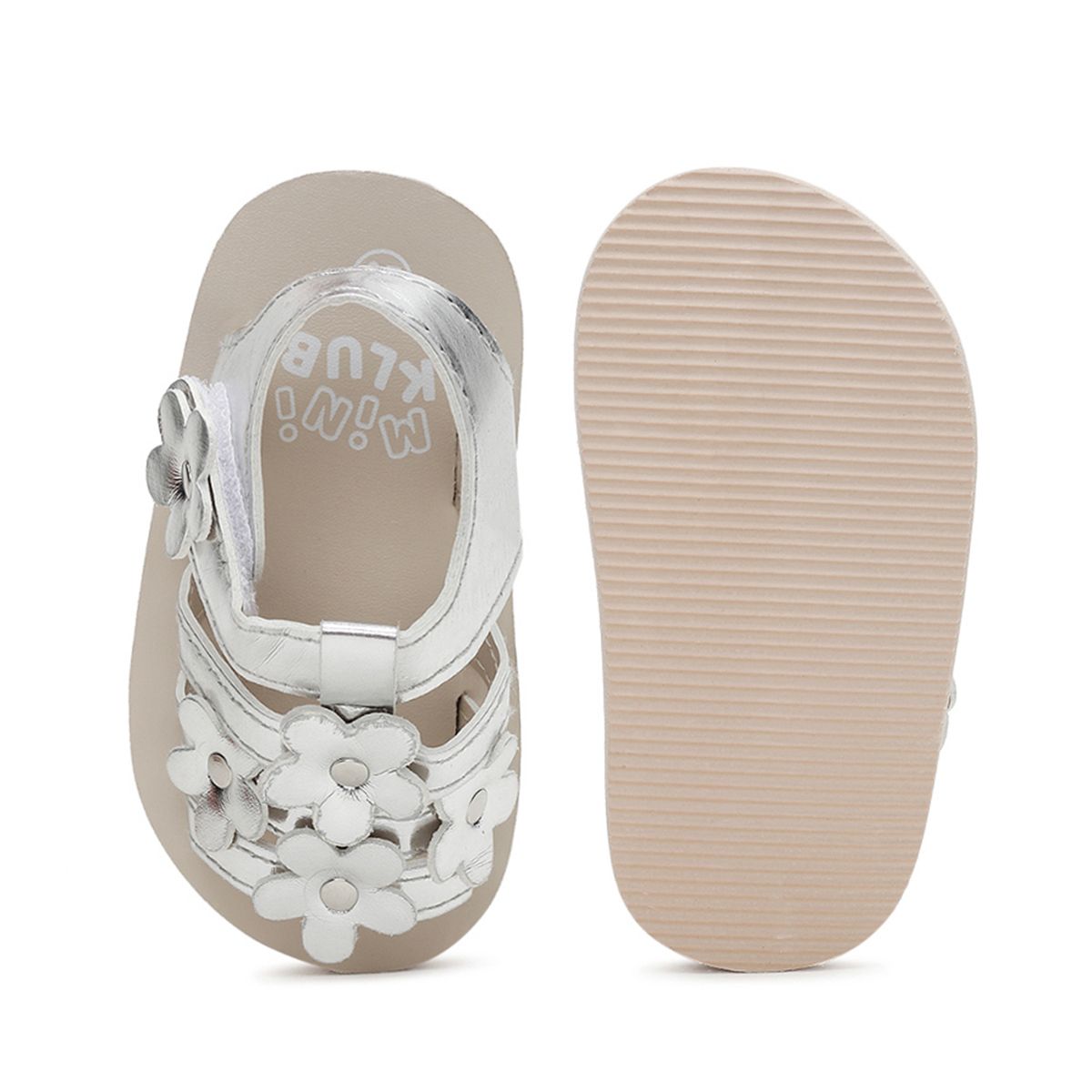 Girls Silver Sandals