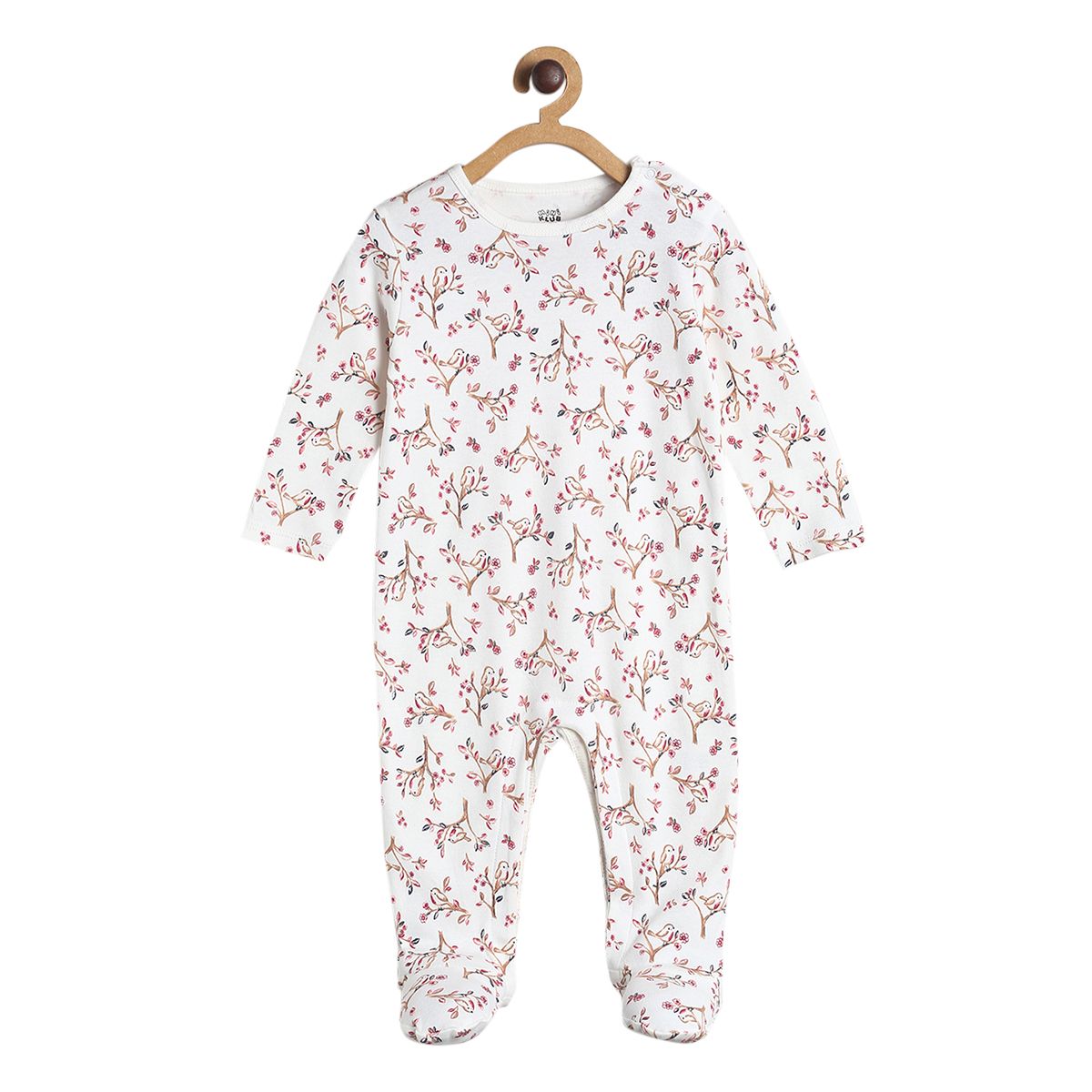 Pack of 2 sleep suit - maroon for New Born