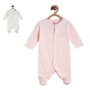 Pack of 2 sleep suit - light baby pink for New Born