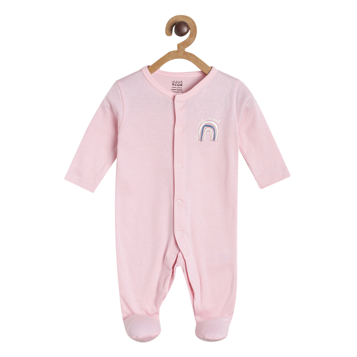 Pack of 2 sleep suit - light baby pink for New Born