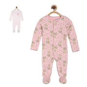 Pack of 2 sleepsuit - light pink for New Born