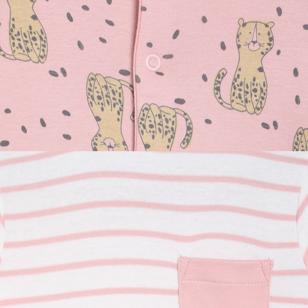 Pack of 2 sleepsuit - light pink for New Born