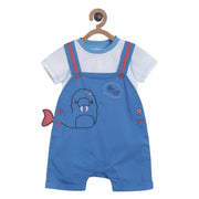 Pack of 2 dungaree set - blue for 3-6 Months