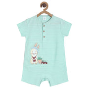Pack of 1 romper - green for New Born