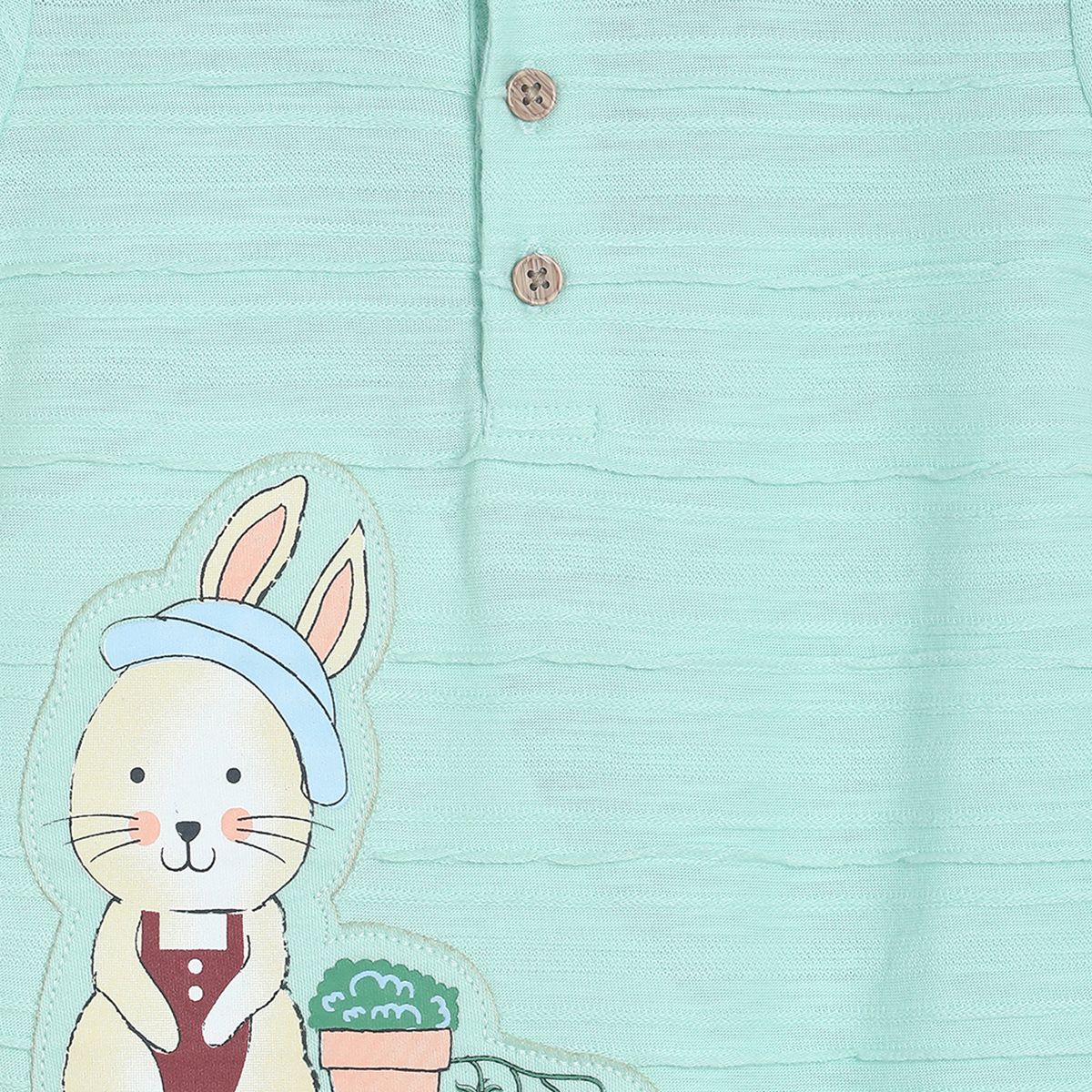 Pack of 1 romper - green for New Born