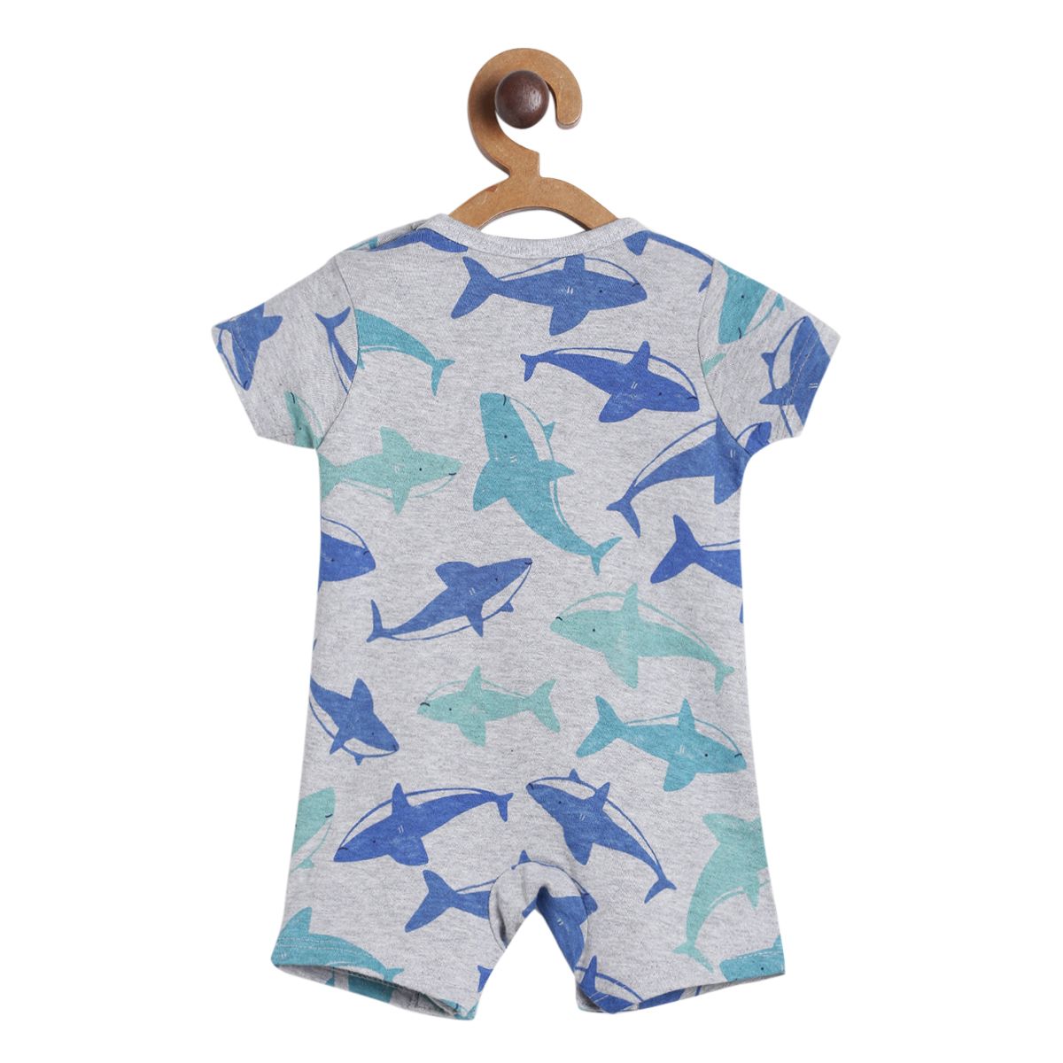 Pack of 1 romper - grey for New Born