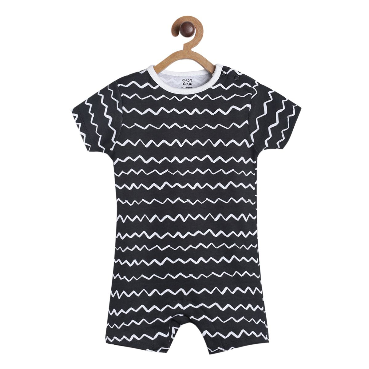 Pack of 1 romper - black for New Born