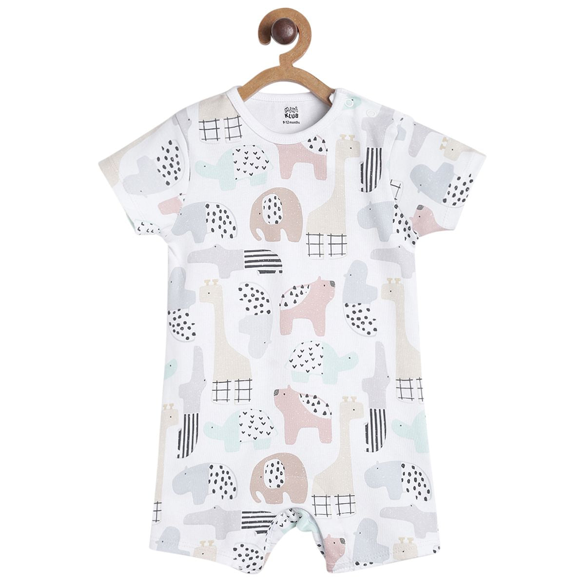Pack of 1 romper - white for New Born
