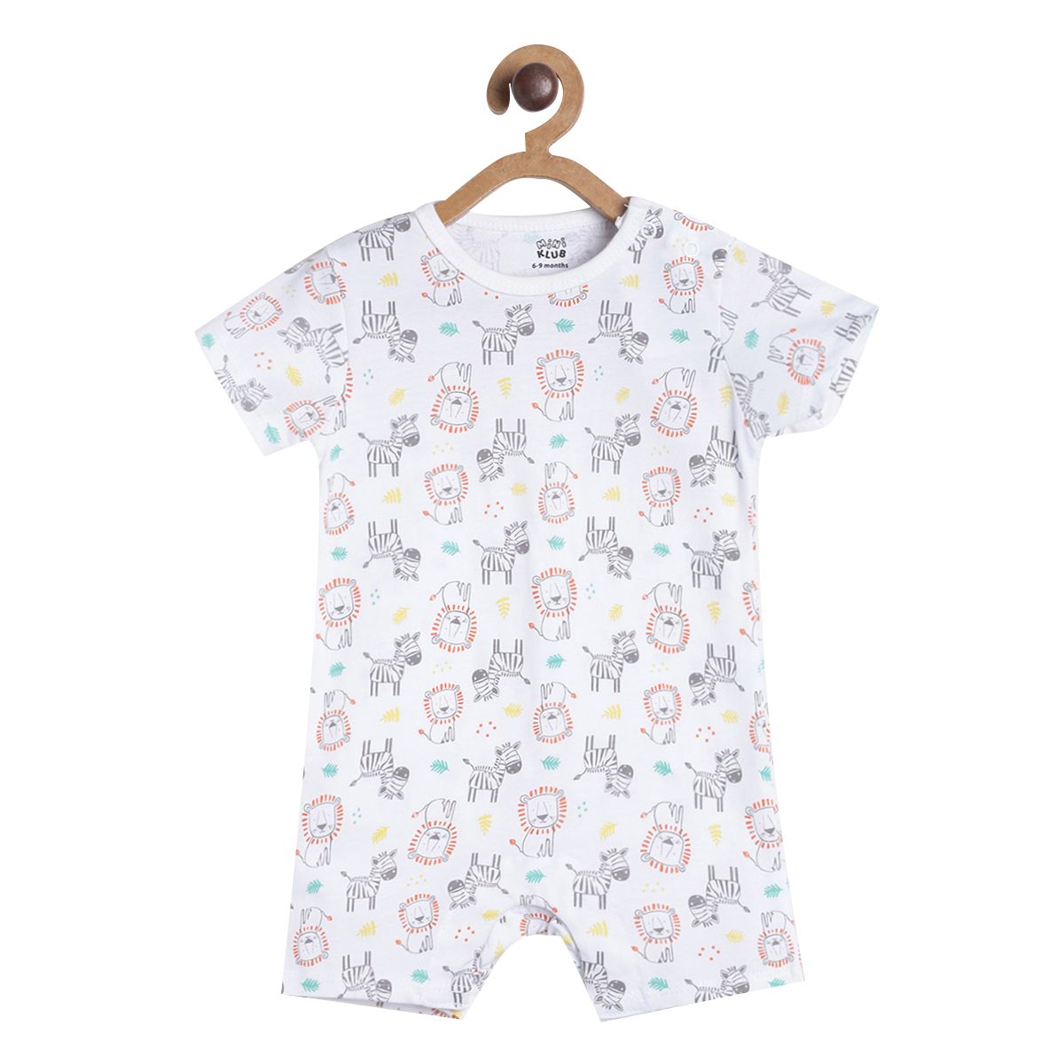 Pack of 1 romper - white for New Born
