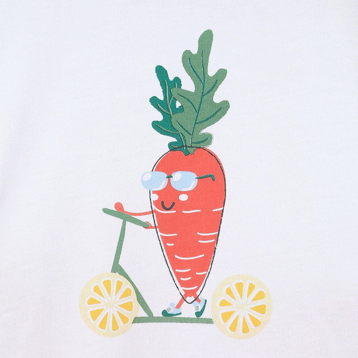 Pack of 2 tee and shorts set - white & red for 0-3 Months
