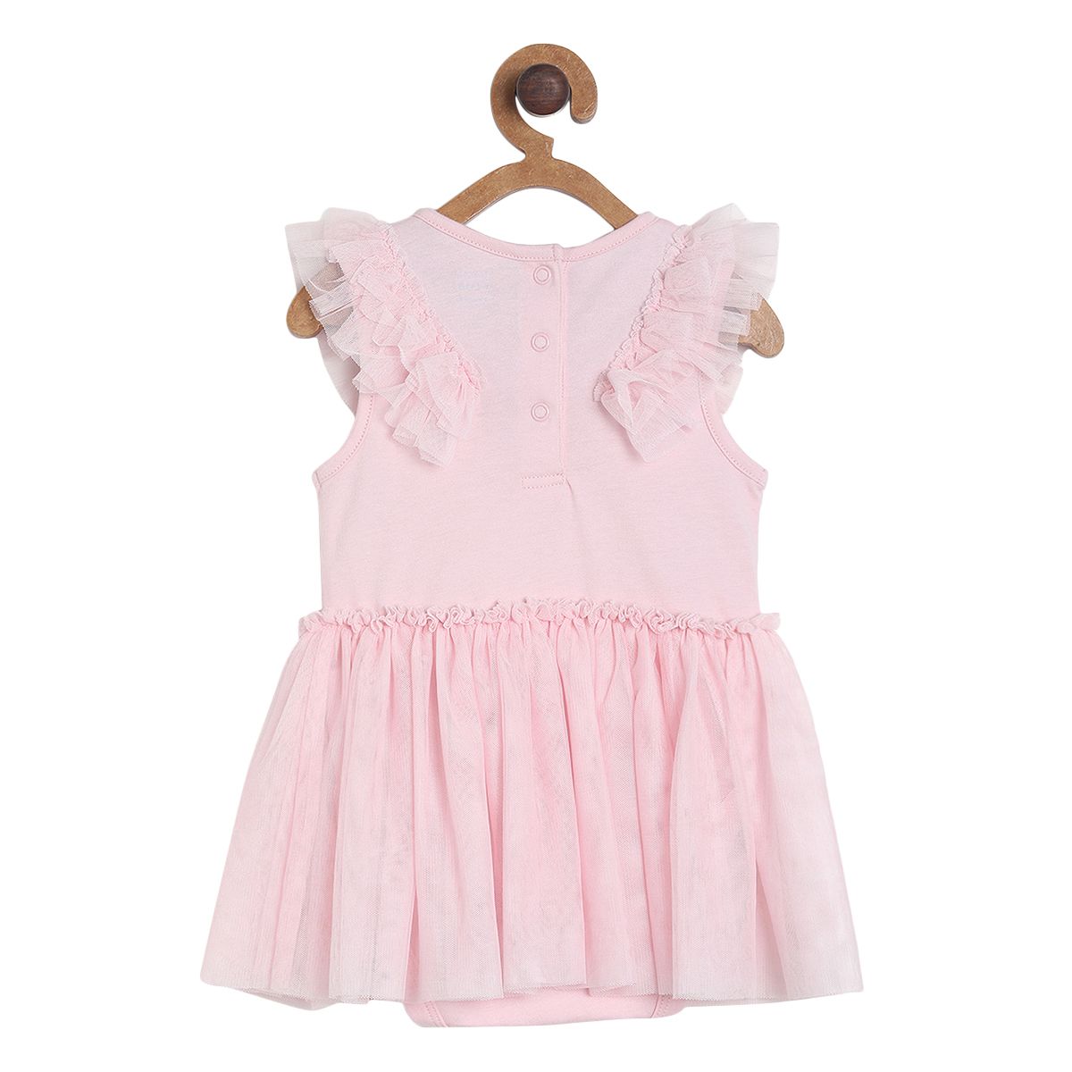 Pack of 1 integral bodysuit - pink for New Born