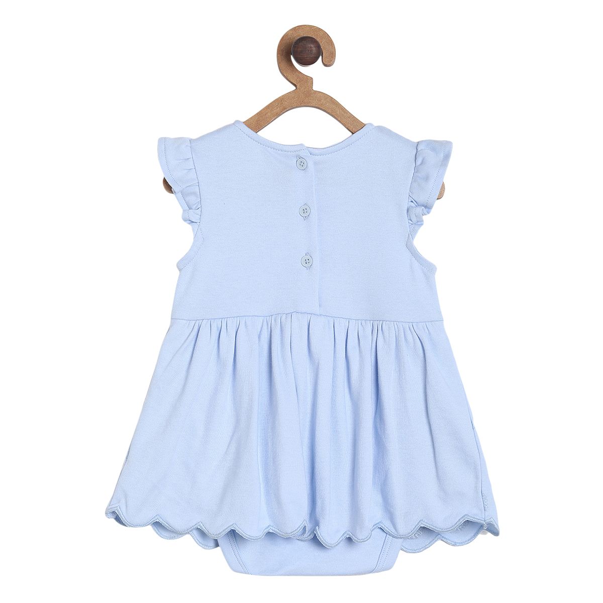 Pack of 1 integral bodysuit - blue for New Born