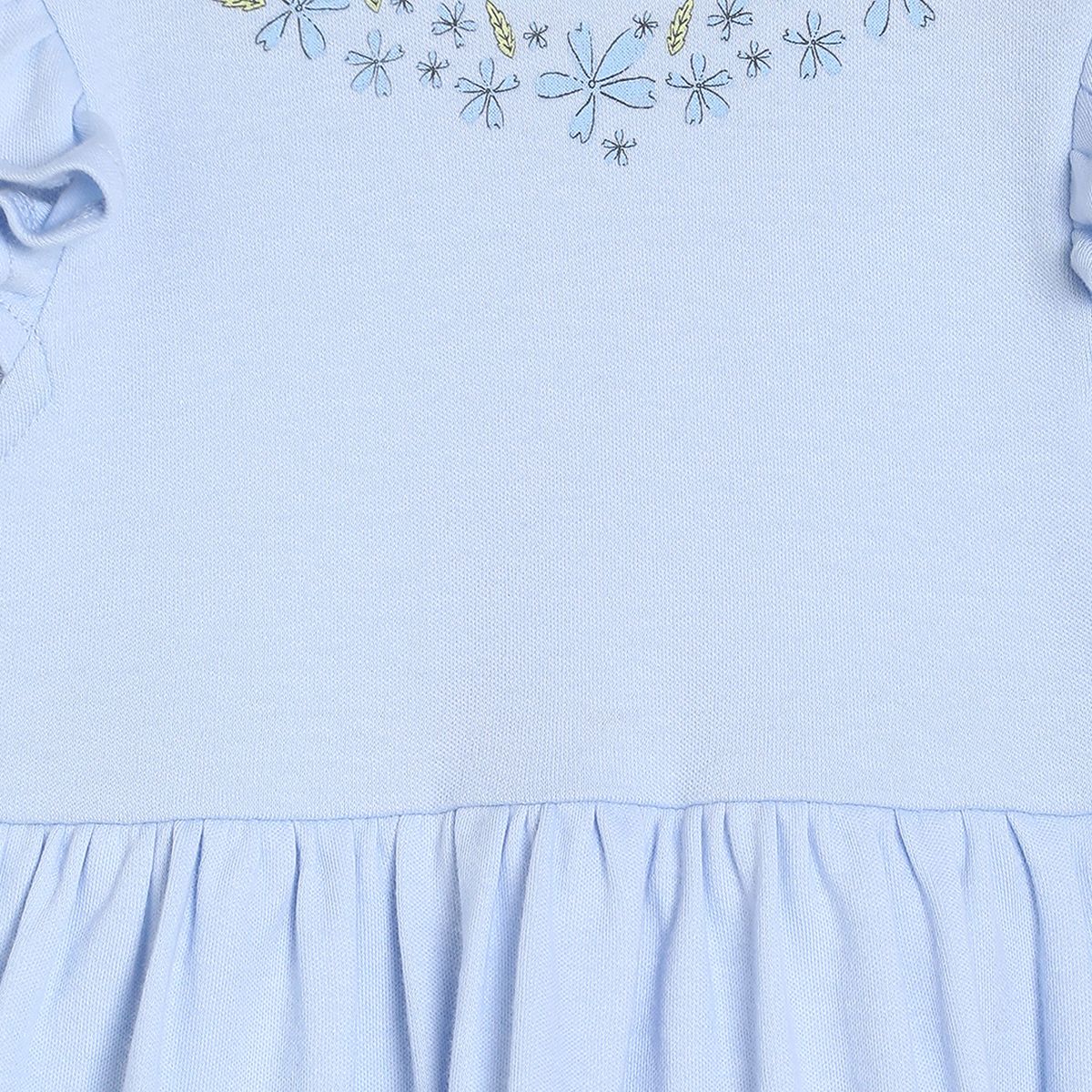 Pack of 1 integral bodysuit - blue for New Born