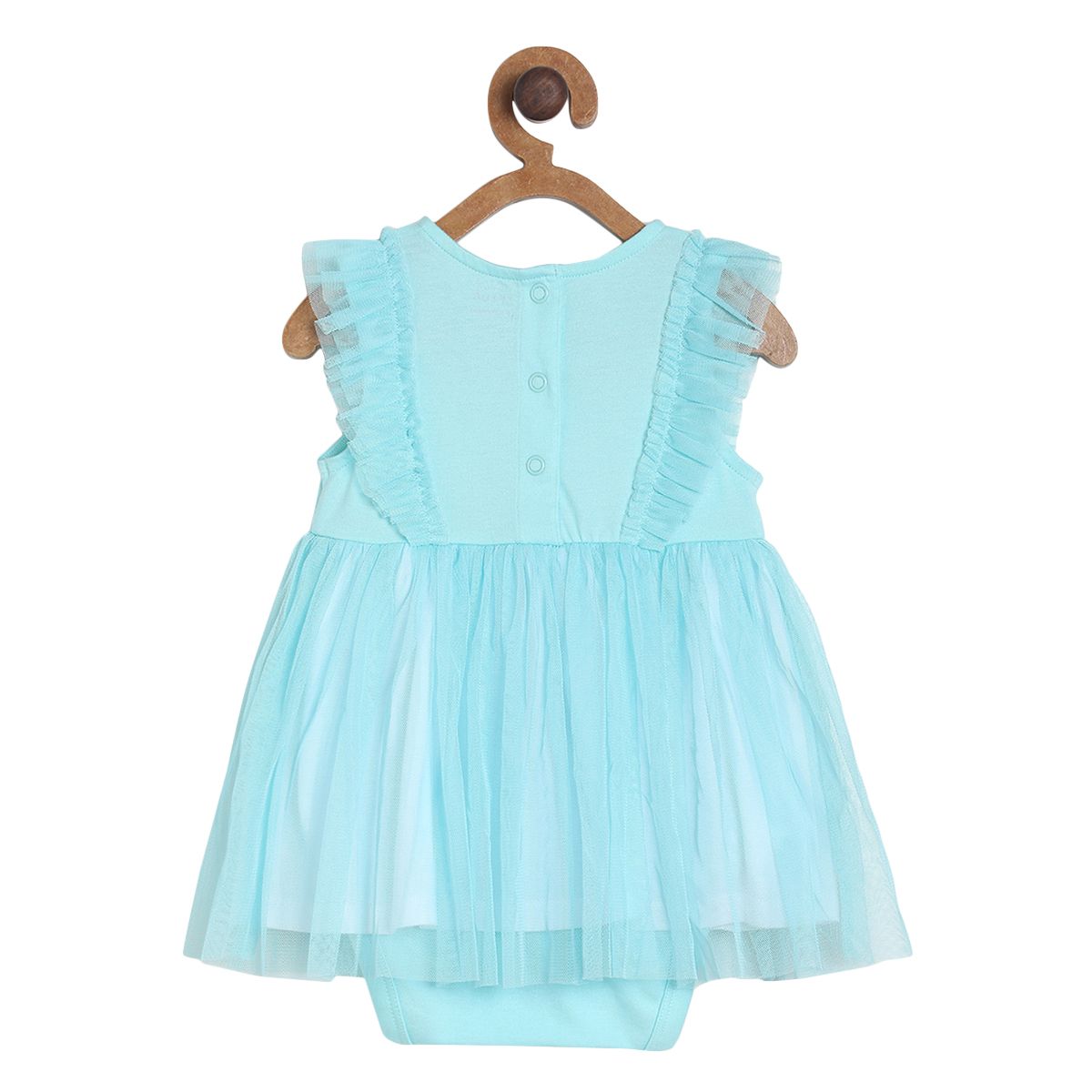 Pack of 1 integral bodysuit - blue for New Born