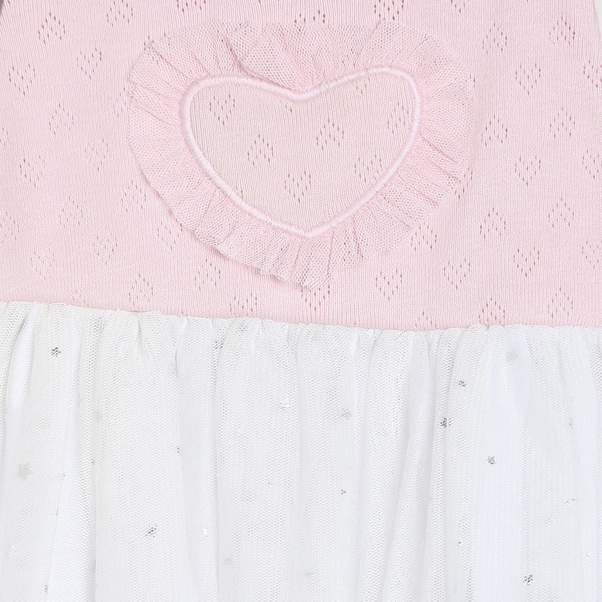 Pack of 2 knit dress with bloomer - pink for 0-3 Months