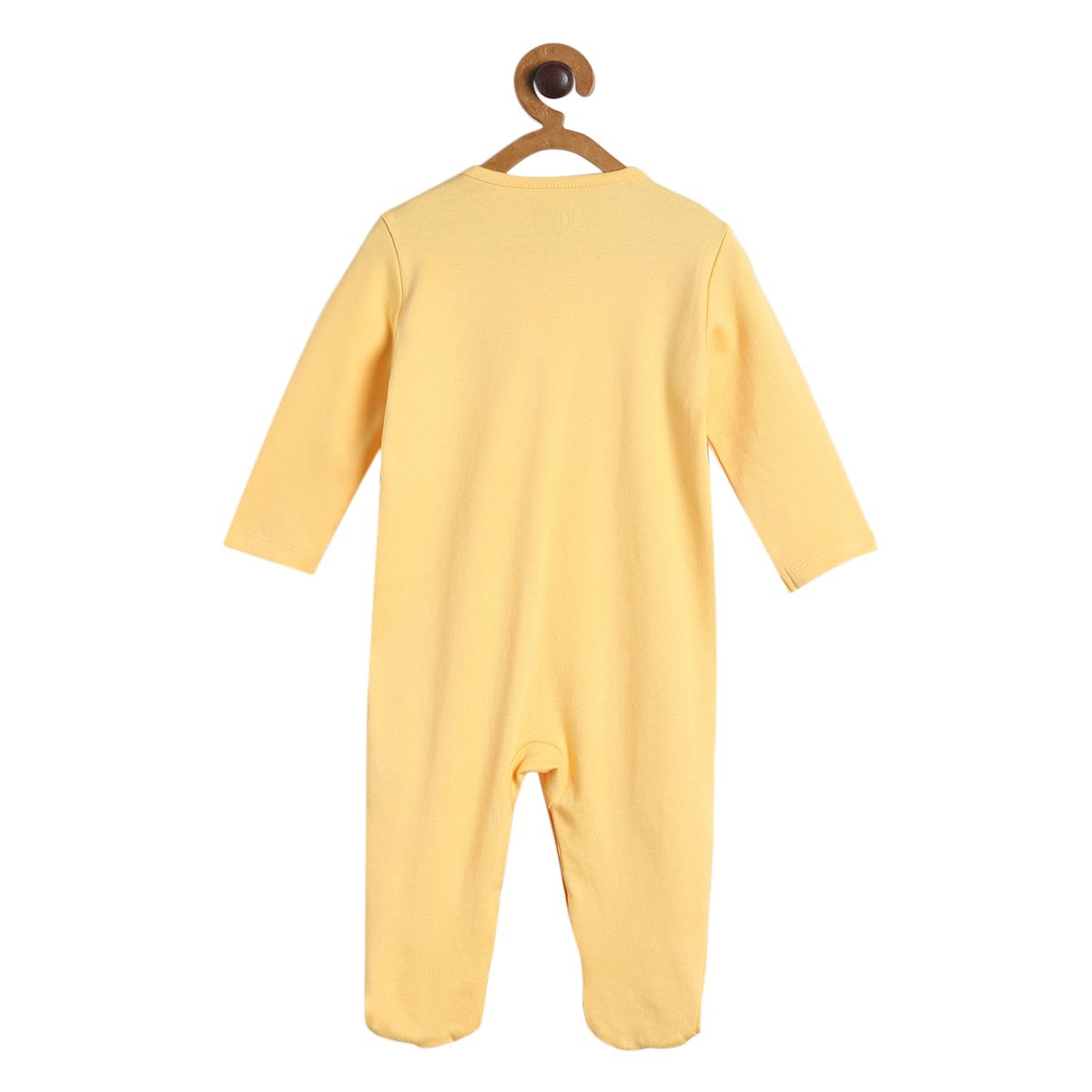 Pack of 1 sleepsuit - yellow for New Born
