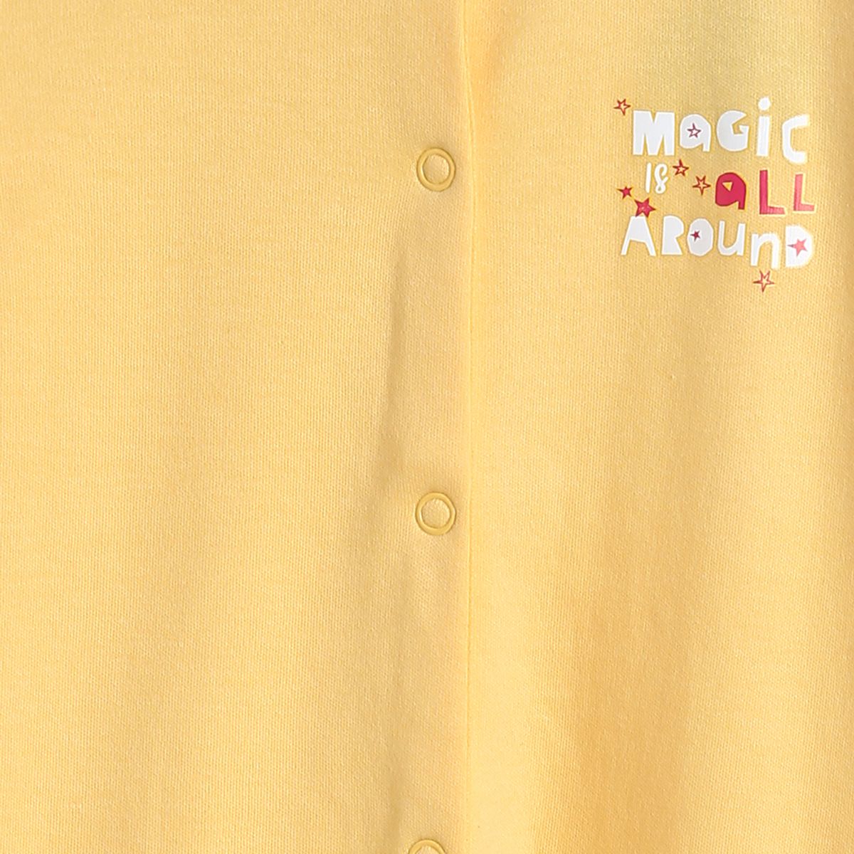 Pack of 1 sleepsuit - yellow for New Born