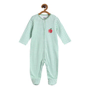 Pack of 1 sleepsuit - green for New Born
