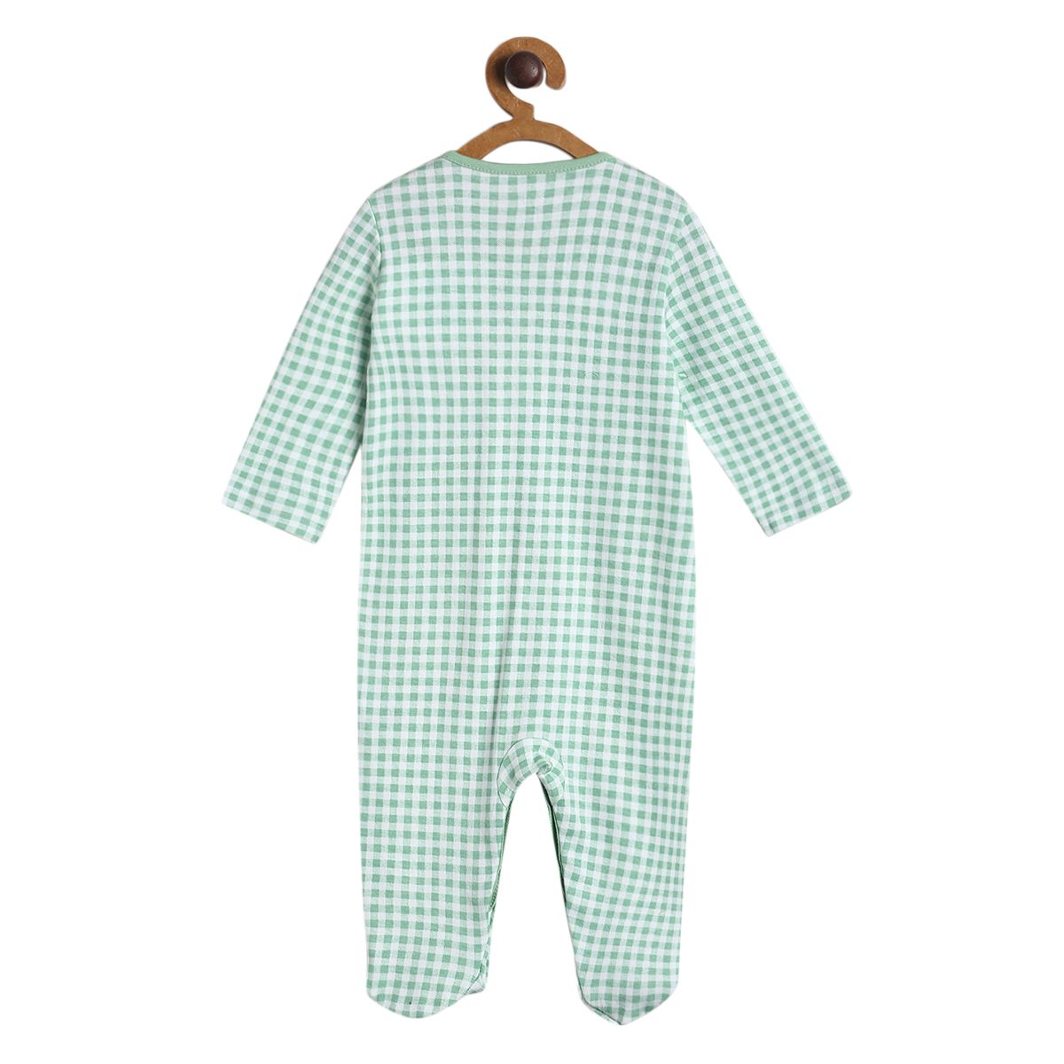 Pack of 1 sleepsuit - green for New Born