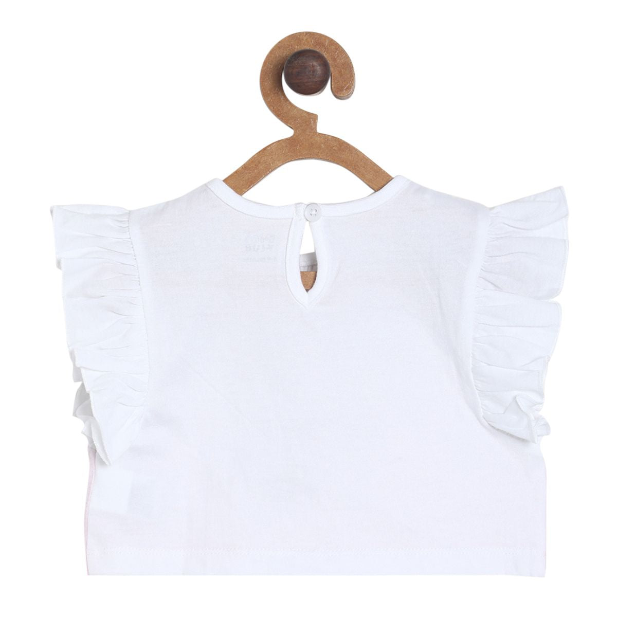 Pack of 2 top and skirt set - white & light baby pink for 0-3 Months