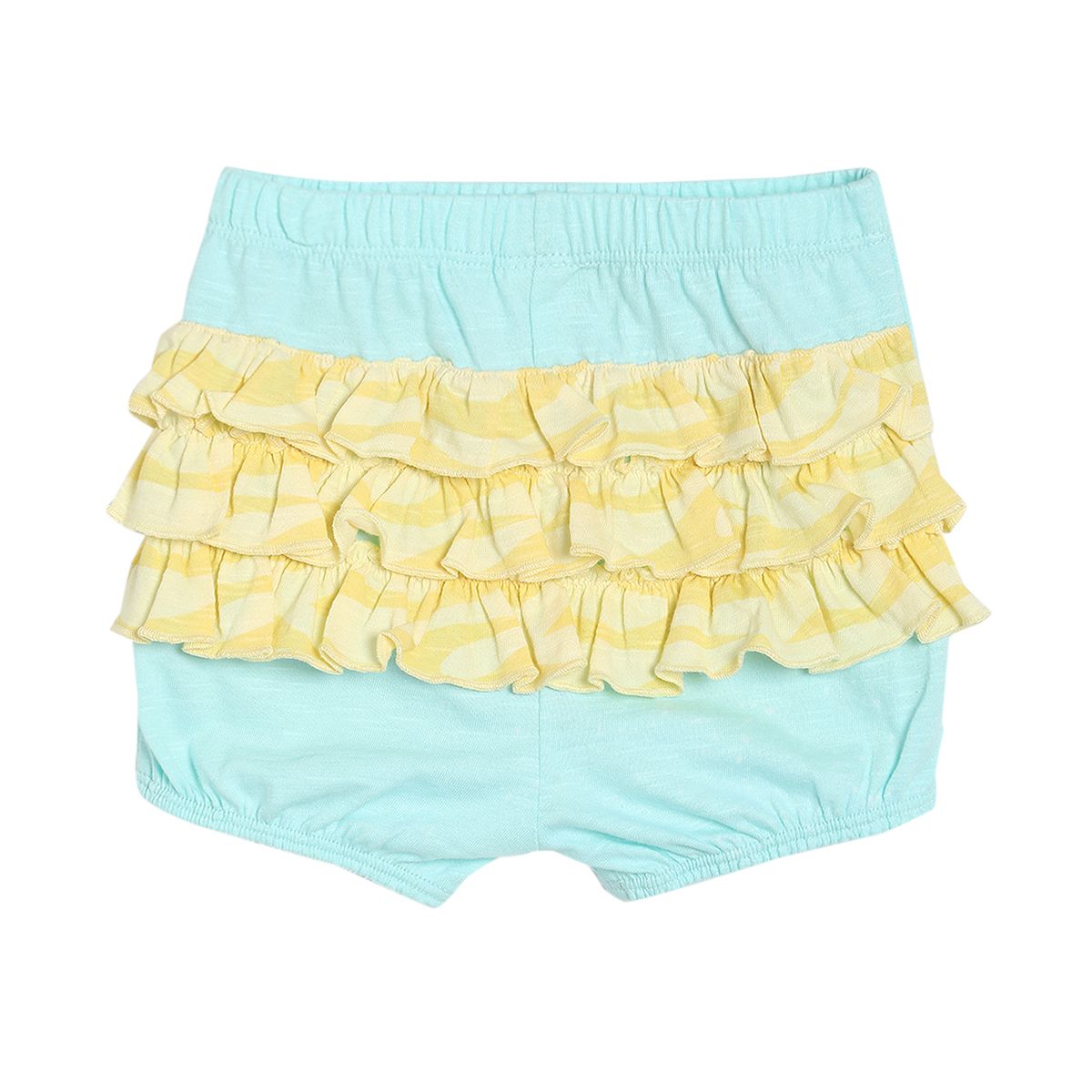 Pack of 2 knit dress with bloomer - yellow for 0-3 Months