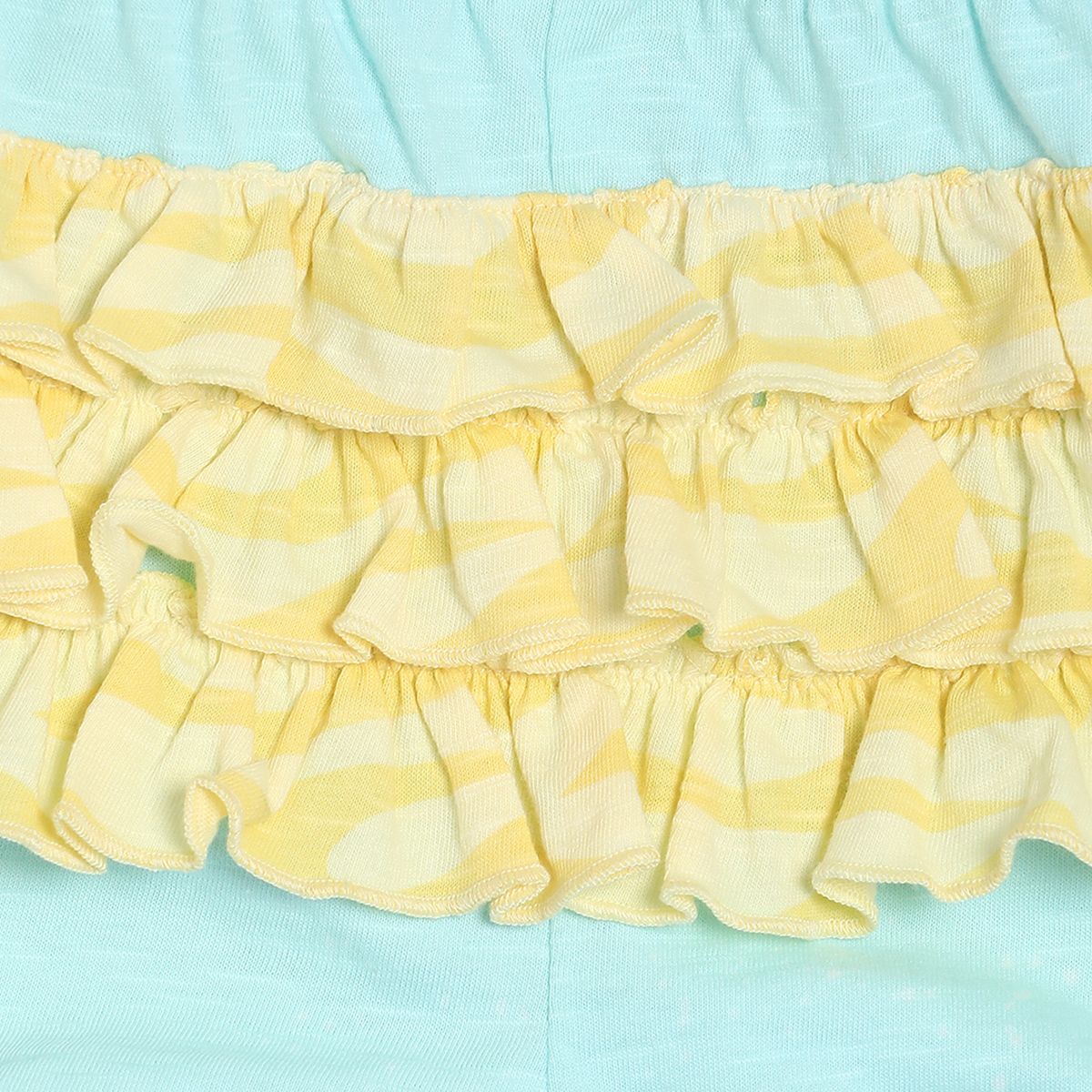 Pack of 2 knit dress with bloomer - yellow for 0-3 Months