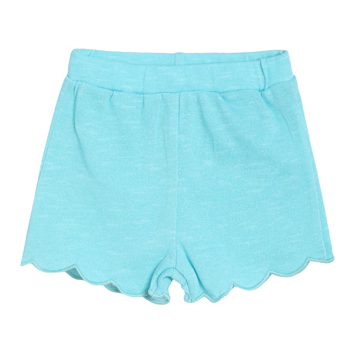 Pack of 2 top and shorts set - white & sky blue for 0-3 Months