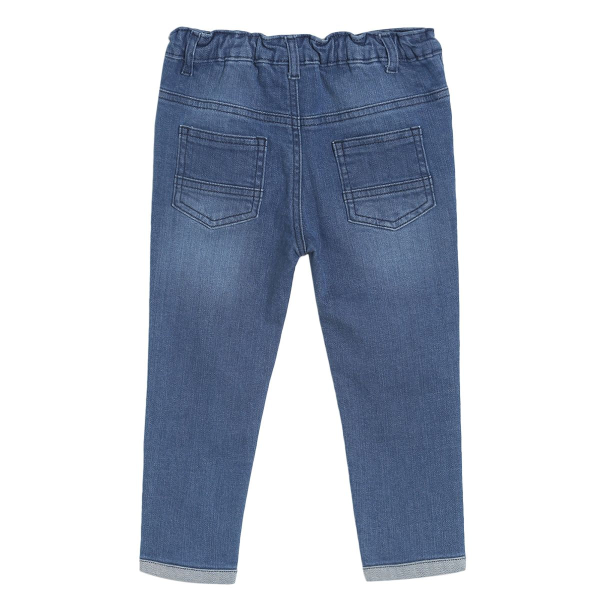 Pack of 1 denim pant - denim blue for 3-6 Months
