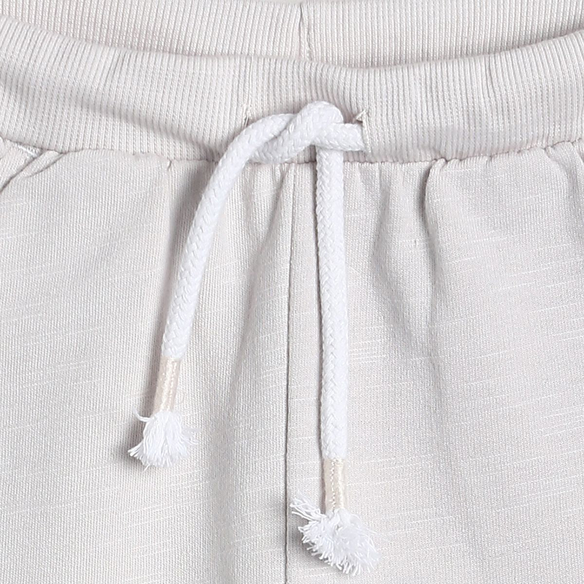 Pack of 1 knit jogger - beige for 3-6 Months