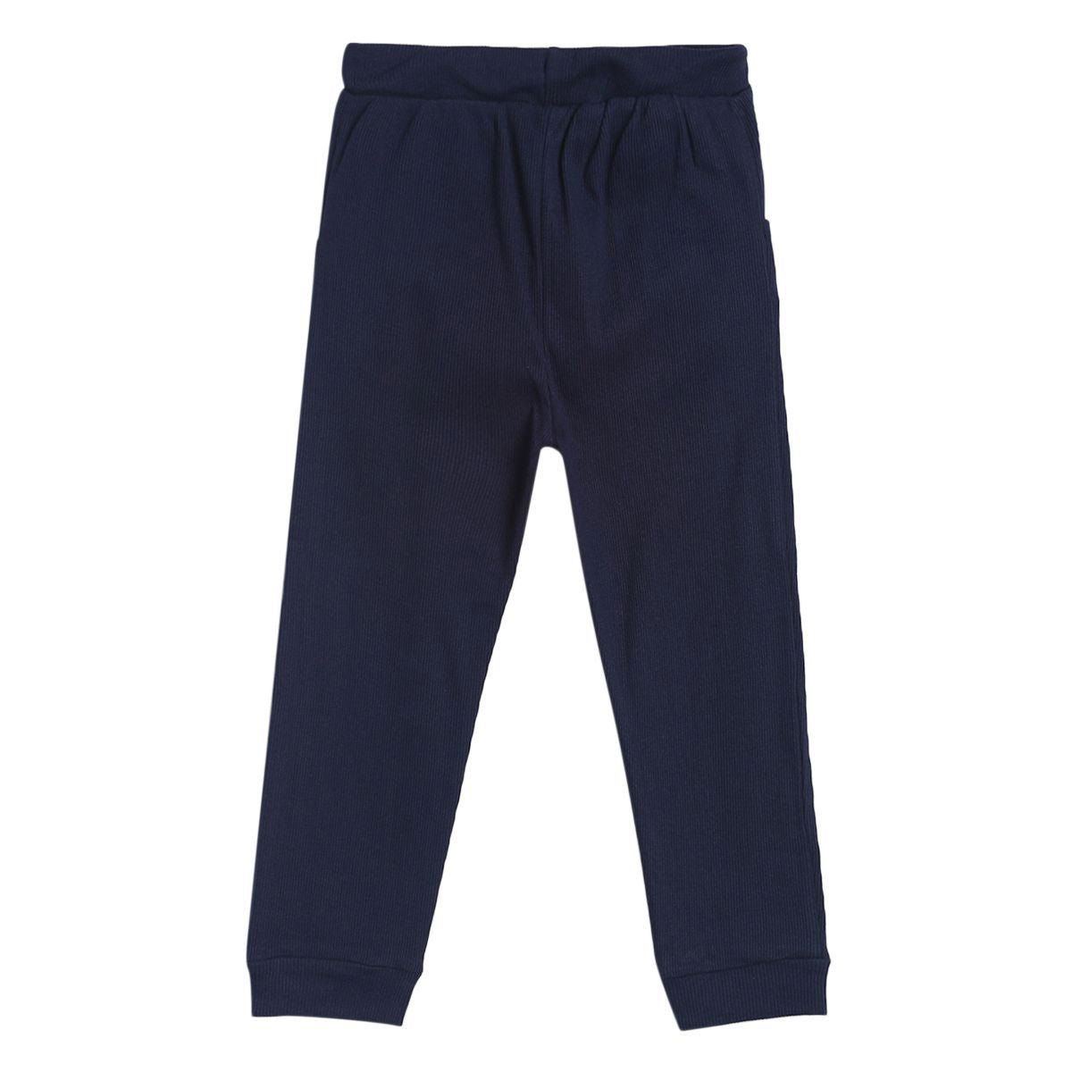Pack of 1 knit jogger - navy for 3-6 Months
